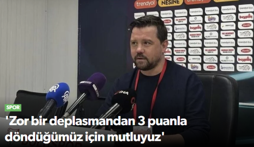 Uğur Uçar “Çorum FK’dan Bolu’da kritik 3 puan”