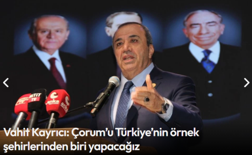 Vahit Kayırıcı: “İç Barışı  Sağlamadan Ayakta Kalamayız”