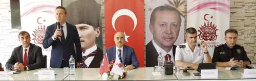 Vali Zülkif Dağlı'nın ilk ilçe ziyaretini Sungurlu'ya yaptı