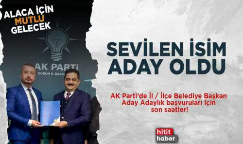 Vedat Mutlu Alaca Belediyesine A.Adayı Oldu!
