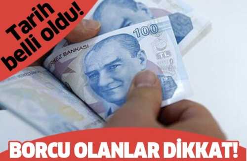 Vergi borcu olanlar dikkat! 