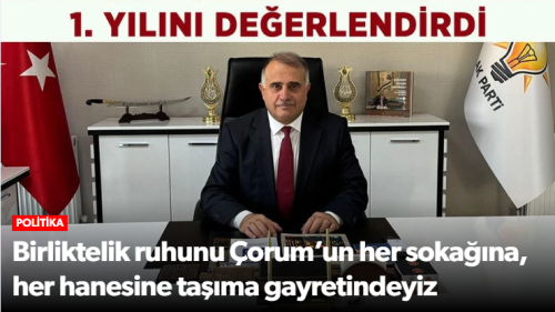 Yakup Alar Birinci Yıl Dolayısıyla Değerlendirmelerde Bulundu