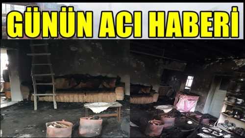 Yaşlı kadın yangında hayatını kaybetti