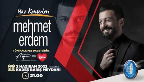 Yaz Konserinde sahne Mehmet Erdem'in 