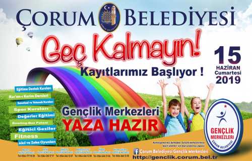 Yaz kurslarına kayıtlar başlıyor