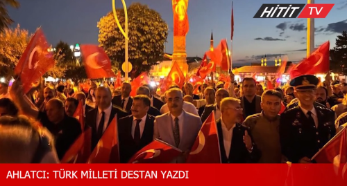 Yusuf Ahlatçı'nın 15 Temmuz Mesajı