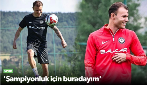 Yusuf Erdoğan Şampiyonluk için Buradayım dedi!