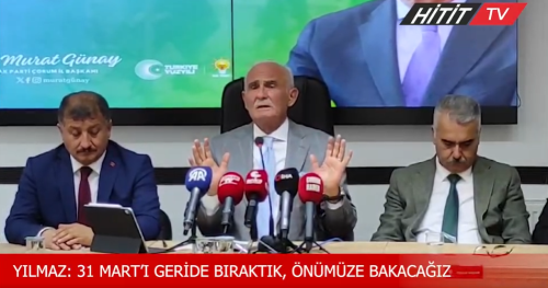 Yusuf Ziya Yılmaz 31 Mart seçimlerini geride bıraktık