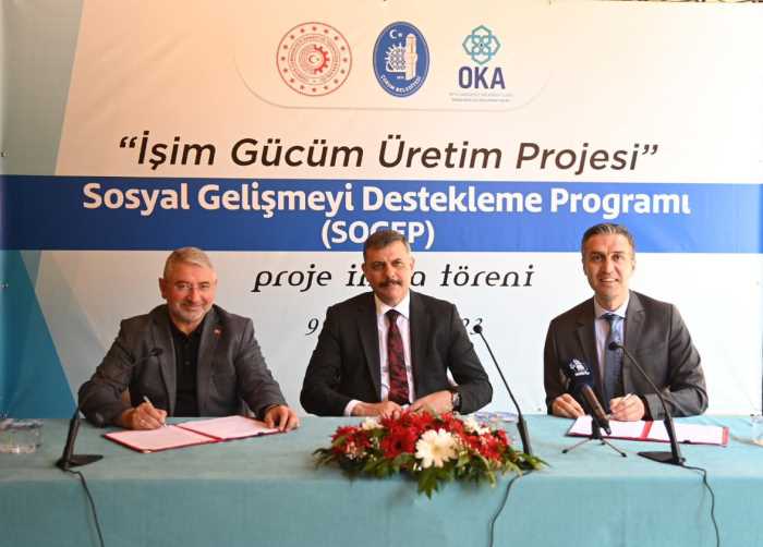 “İşim Gücüm Üretim” projesinde imzalar bugün atıldı