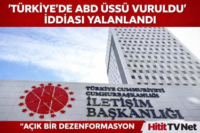 "Türkiye’de ABD Üssü Vuruldu İddiası Yalan"