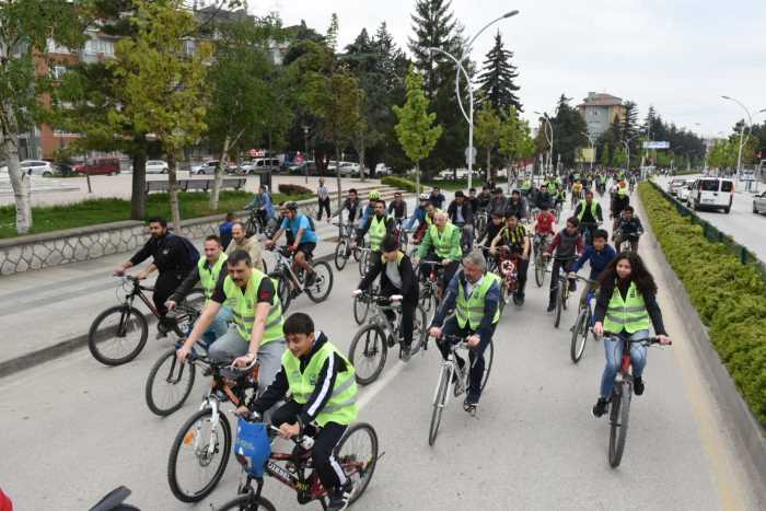 ‘Yeşilay Bisiklet Turu’na Çorum'undan rekor katılım 