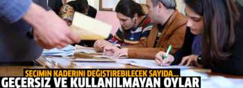 1 milyon 326 bin 434 oy geçersiz 