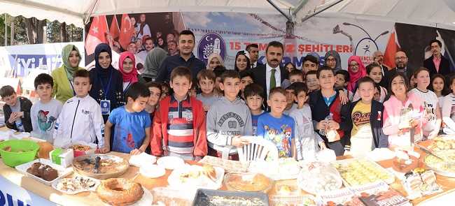 15 Temmuz şehitleri anısına kermes 