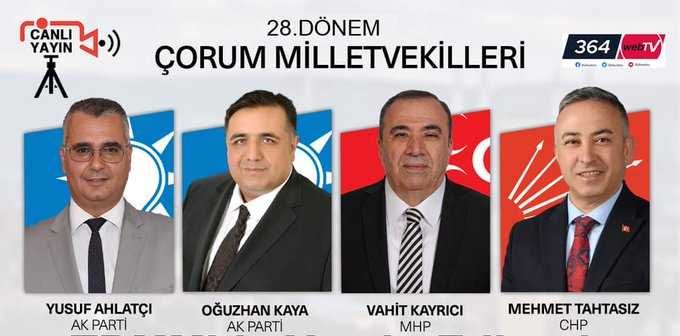 28. Dönem Çorum Milletvekilleri TBMM'de yemin ettiler