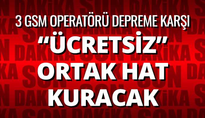 3 GSM şirketleriyle ortak hat kurulacak