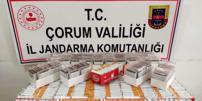 7 bin 800 adet dolu makaron ele geçirildi