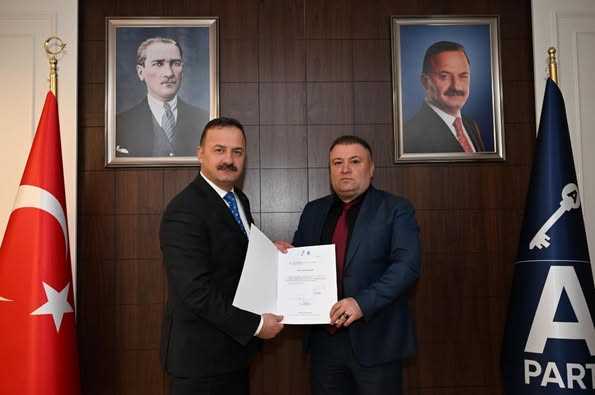 A Parti Çorum İl Başkanı Nurullah Müstet Oldu