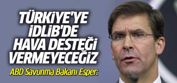 ABD -Türkiye'ye hava desteği vermeyecek