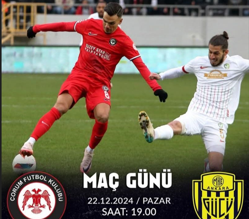 AHL.Çorum FK - MKE Ankaragücü Maçı 