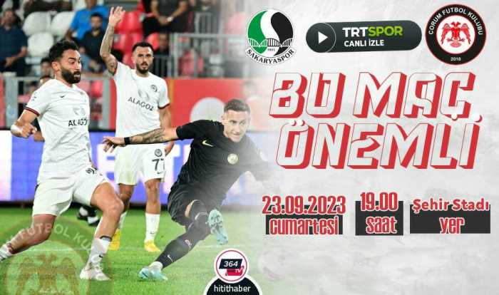 Ahlatçı Çorum FK-Sakaryaspor maçı