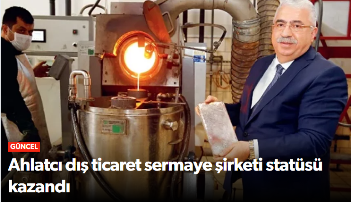Ahlatcı’ya Stratejik Statü Dış Ticarette Yeni Dönem