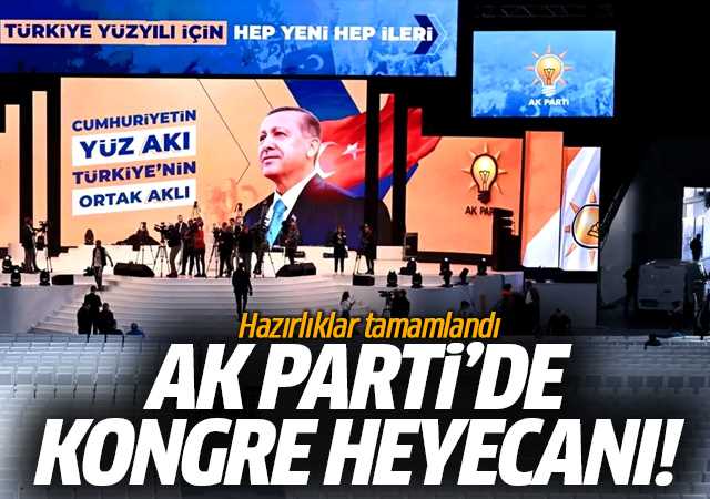 AK Parti 4. Olagan Kongreye Hazır'