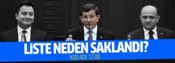 Ak Parti aday listesi neden  sızdırılmadı?