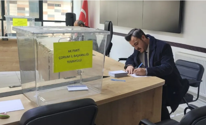 AK Parti Çorum il başkanlığı’ için temayül yaptı