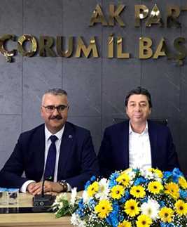 AK Parti Çorum Koordinatörü Teşkilatın Nabzını Yokladı
