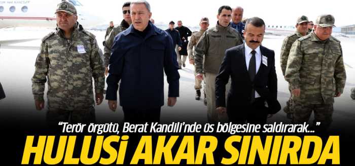 Akar ve komutanlar sınırda