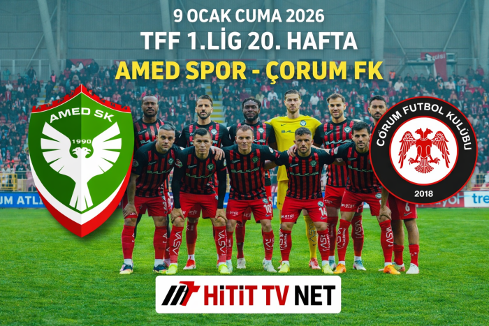 Amed Spor ile Çorum FK Kozlarını 9 Ocak’ta Paylaşacak
