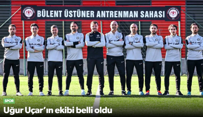 Arca Çorum FK’da Uğur Uçar’ın Teknik Ekibi Belli Oldu