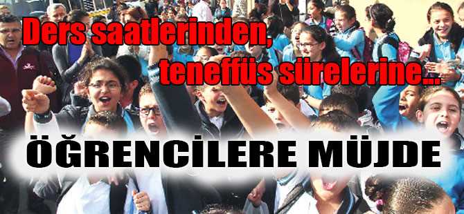Bakan Açıkladı, Teneffüs Süreleri Uzatılıyor ! 