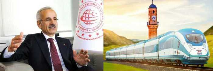 Bakan Hızlı treni öncelikle Çorum'a getireceğiz dedi!