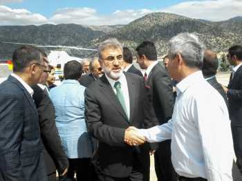BAKAN TANER YILDIZ ÇORUM KARGI KIZILIRMAK HES'İN AÇILIŞINI YAPTI