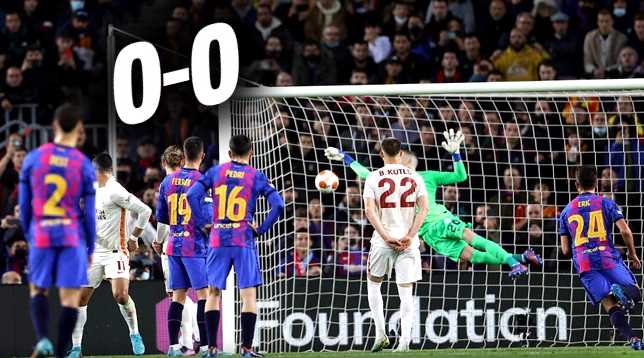 Barcelona  0-0 Galasaray berabere kaldı