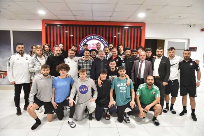 Başkan Aşgın'dan Çorum FK'ya 300  Bin TL Prim    