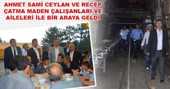 Başkan Çatma ve Ceylan Moral Yemeğinde