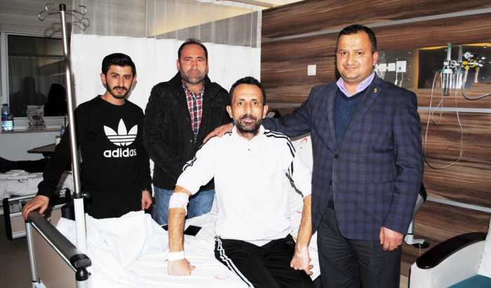 Başkan Uzun Tedavi gören sanayi  Esnafını yalnız bırakmadı