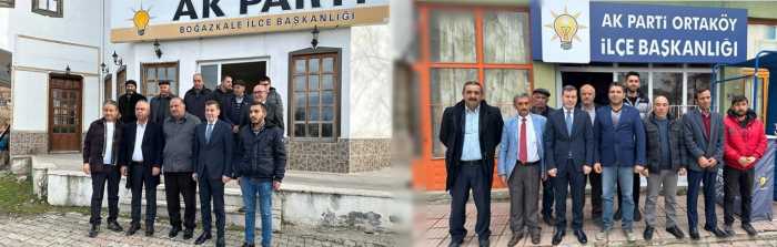 Bekir Horuz ilçe Teşkilatlarını  Ziyaret Etti