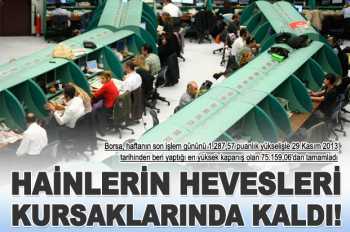 Borsa bu hafta coştu
