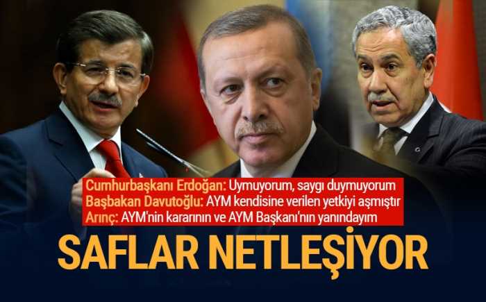 Bülent Arınç, AYM'nin kararına ve başkanına sahip çıktı