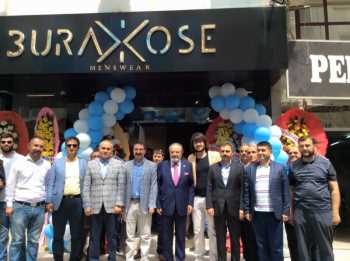 BURAK KÖSE MENSWEAR  AÇILIŞI GÖRKEMLİ OLDU