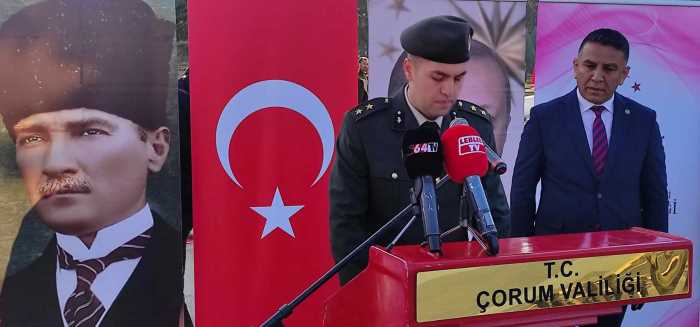 Çanakkale Zaferi ve Şehitlerimiz Çorum'da  Saygıyla Anıldı