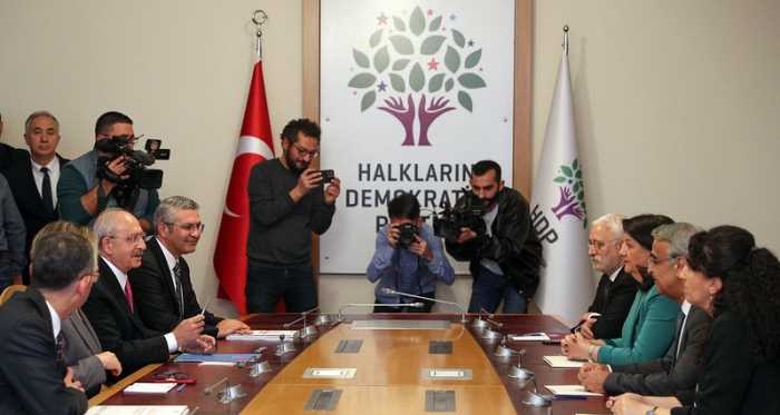 CHP - HDP  ile TBMM'de Görüştü