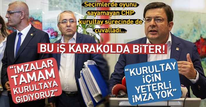 CHP'de imza komedisi Yeterli mi,Yetersiz mi? 