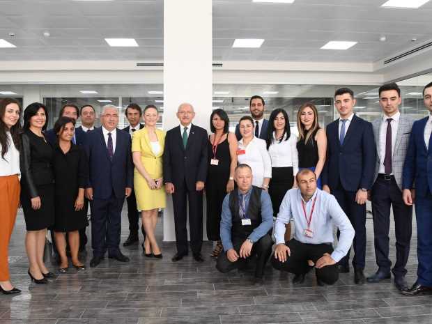 CHP GENEL BAŞKANI KEMAL KILIÇDAROĞLU ÇORUM AHLATÇI ALTIN RAFİNERİSİNİ ZİYARET ETTİ