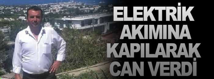 Çiftçi, elektrik akımına kapılarak hayatını kaybetti