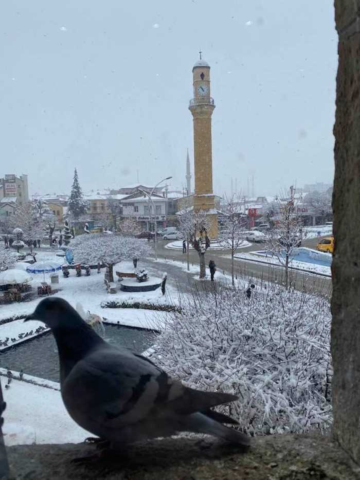 Çorum'a yağan İlk kara teşekkürler