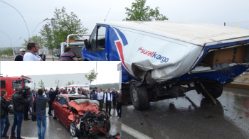 Çorum Belediye spor'lu oyuncu Trafik kazası yaptı 4 Yaralı